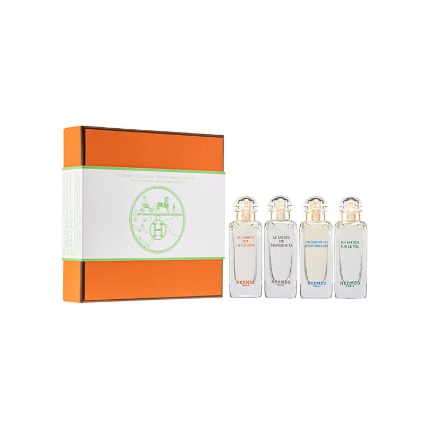 HERMES-花園系列香水4件套x7ml : 李先生/尼羅河/地中海/瀉湖 7.5ml